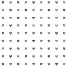 White Smoke Hallmark Neon Hearts Flat Wrap 68cm x 49cm Bags & Invitation