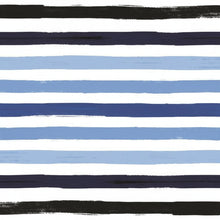 White Smoke Hallmark Blue Stripes Flat Wrap 68cm x 49cm Bags & Invitation