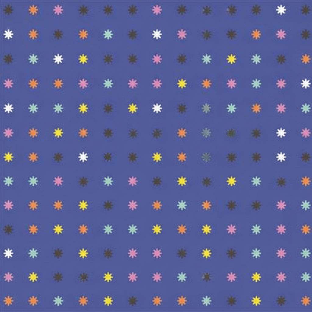 Dark Slate Blue Hallmark Bright Stars Flat Wrap 68cm x 49cm Bags & Invitation