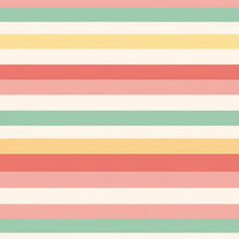 Seashell Hallmark Pastel Stripes Flat Wrap 68cm x 49cm Bags & Invitation