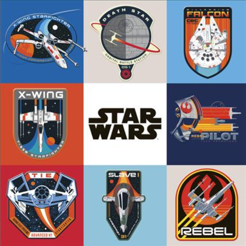 White Smoke Hallmark Star Wars™ Emblem Greeting Card Bags & Invitation