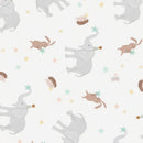 White Smoke Hallmark Baby Flat Wrap 68cm x 49cm Bags & Invitation