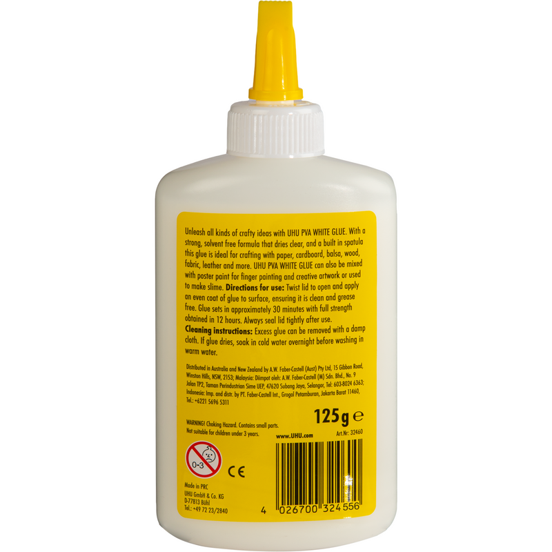 Goldenrod UHU White PVA Glue 125ml Kids Glues