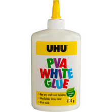 Light Gray UHU WHITE PVA GLUE 250g Kids Glues