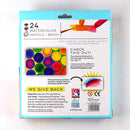 Light Gray I Heart Art Watercolour Pastels, Set 24, with Brush Easter