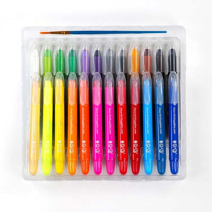 Lavender I Heart Art Watercolour Pastels, Set 24, with Brush Easter
