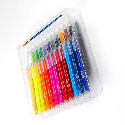 White Smoke I Heart Art Watercolour Pastels, Set 24, with Brush Easter