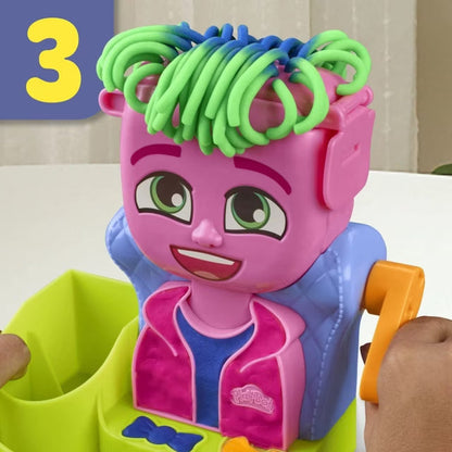 Light Gray Play-Doh Hair Stylin' Salon Playset Kids Clay, Dough & Modelling