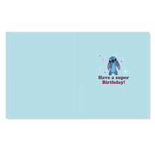 Light Blue Hallmark Disney Stitch 8 Yay! Greeting Card Bags & Invitation