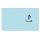Light Blue Hallmark Disney Stitch 8 Yay! Greeting Card Bags & Invitation