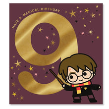 Dim Gray Connections from Hallmark Harry Potter 9th Birthday Greeting Card Bags & Invitation