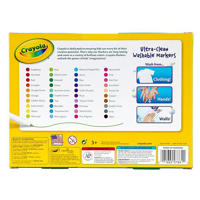 Crayola Fineline Markers (Pack of 40)