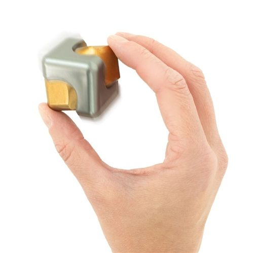 White Smoke Keycraft Metallic Spin Cube Fidget Toys