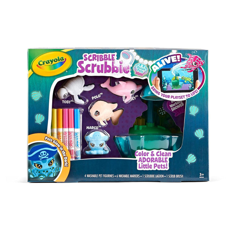 Crayola Scribble Scrubbie Glow Lagoon Set