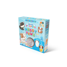 White Smoke Colour Chanding Bath Stickers, Muddy Paws Bath Time Fun