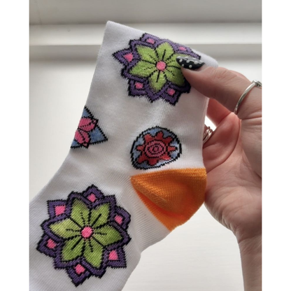 Dark Gray Doodle Docks - Colour Your Own Socks Bath Time Fun