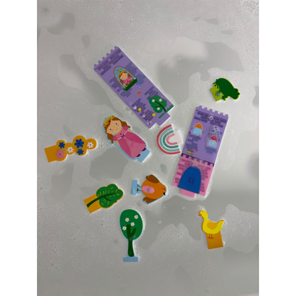 Dark Gray Bath Time Build and Play, Enchanted Castle Bath Time Fun