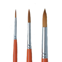 White Smoke Art Spectrum Brush Series 500 Imitation Golden Sable-Round Size 6 Paint Brushes