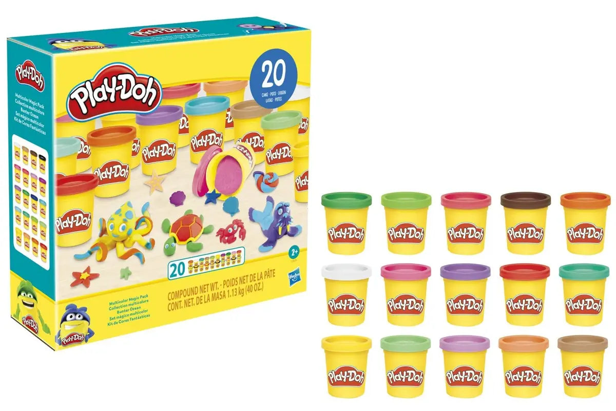 White Smoke Play-Doh Multicolor Magic Pack Kids Clay, Dough & Modelling