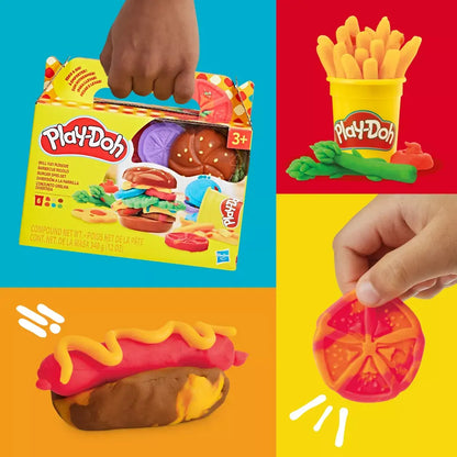 Gold Play-Doh Grill Fun Playset Kids Clay, Dough & Modelling