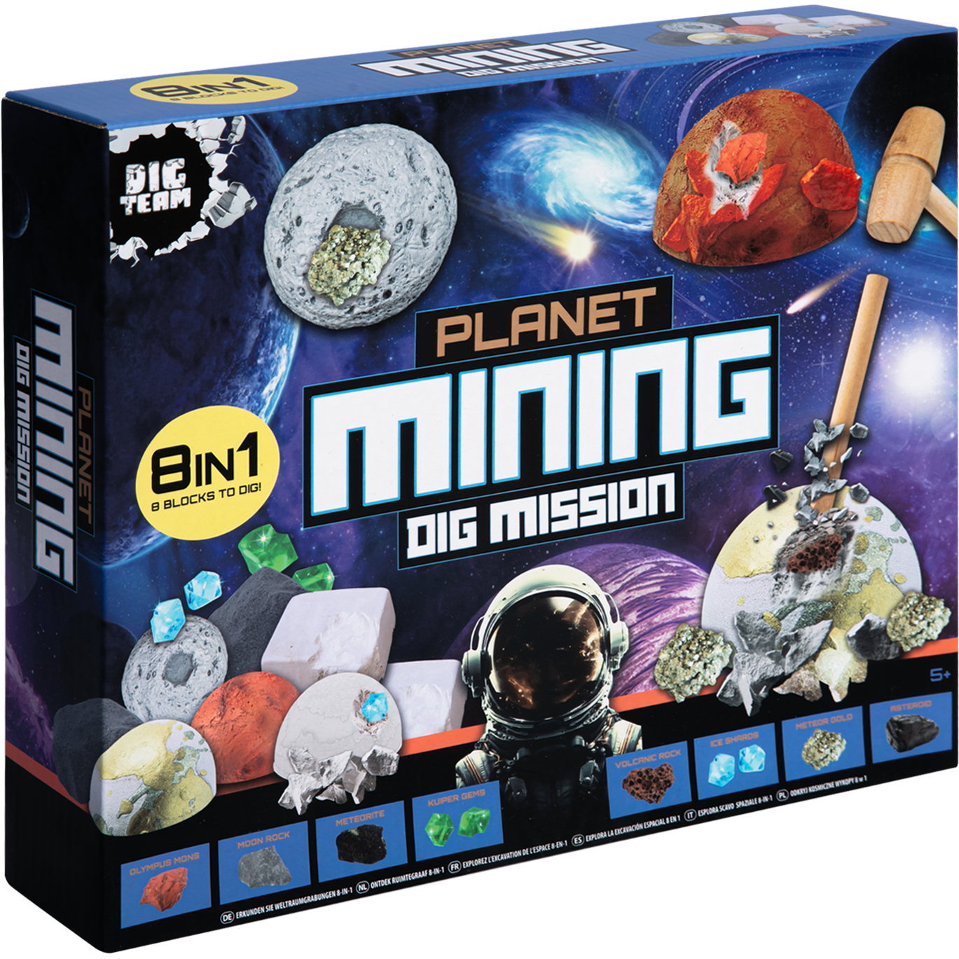 Gray 8 IN 1 EXPLORE SPACE EXCAVATION KIT Kids Craft Kits