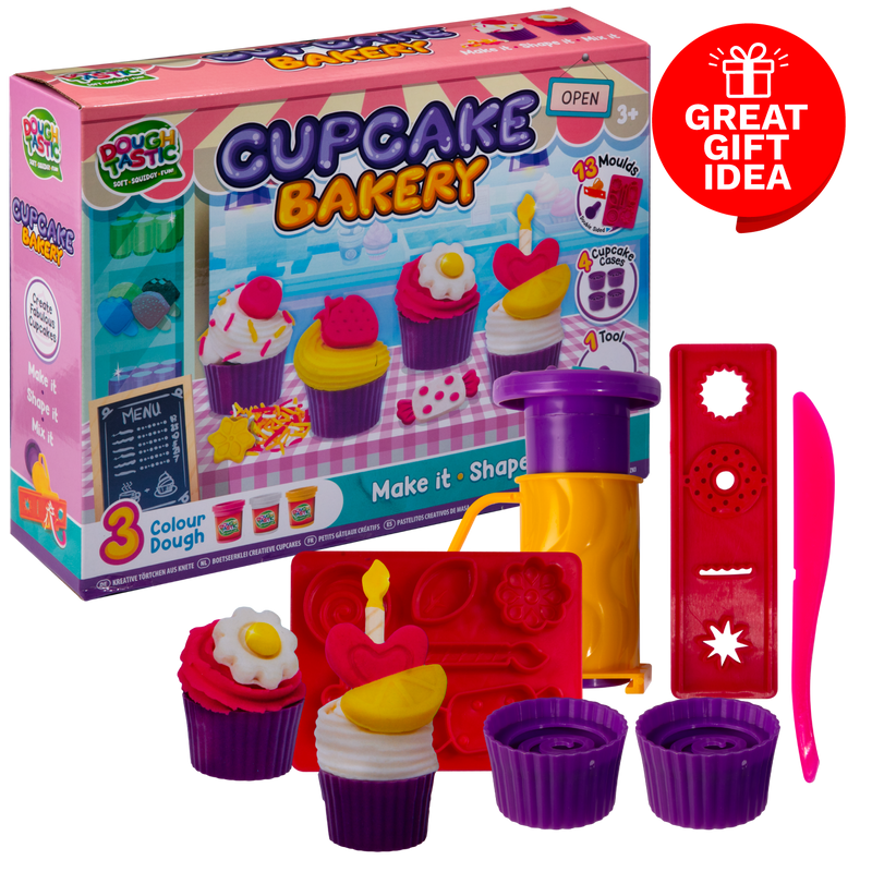 Maroon Dough Creative Cupcake Bakery set Kids Kits
