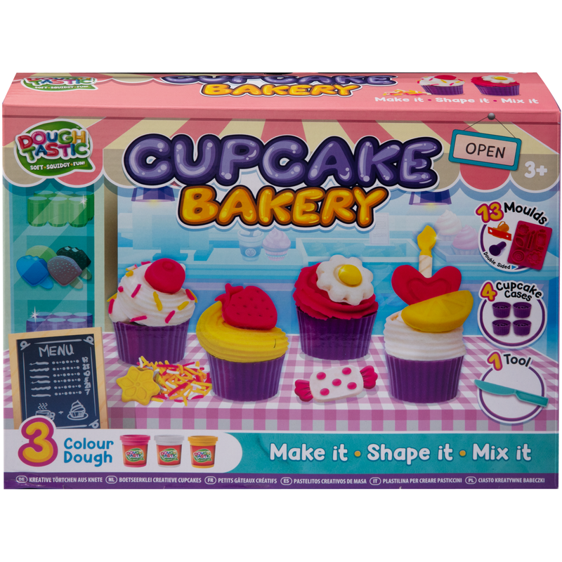 Rosy Brown Dough Creative Cupcake Bakery set Kids Kits