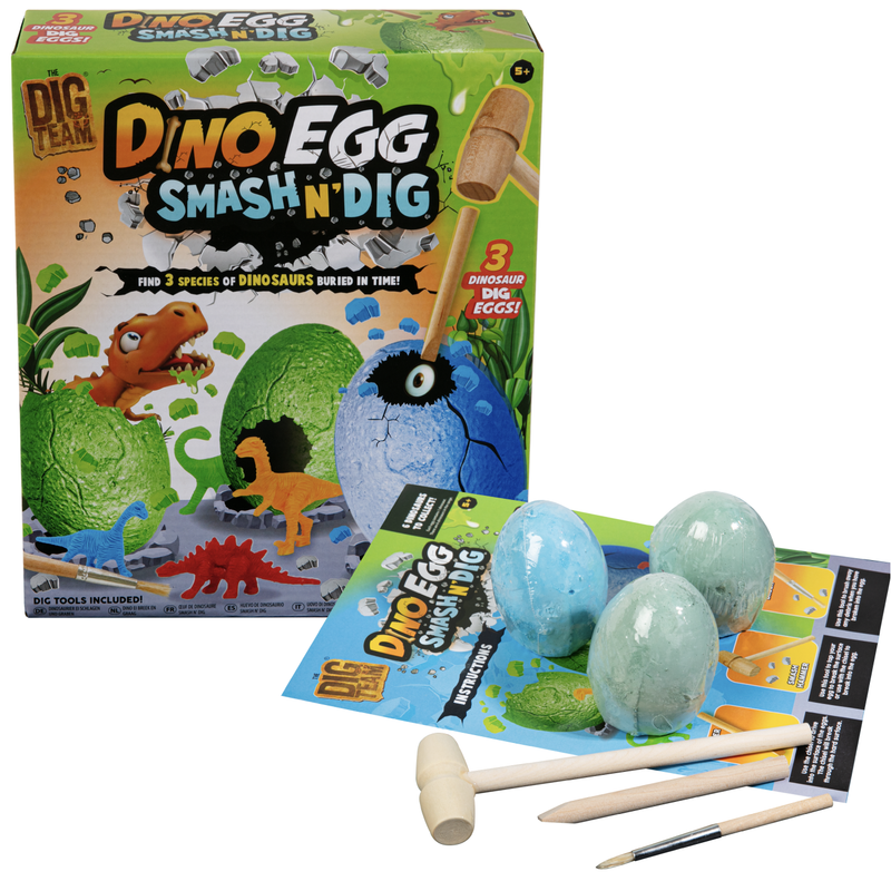 Dark Gray Dino Egg Smash N’ Dig Kids Kits