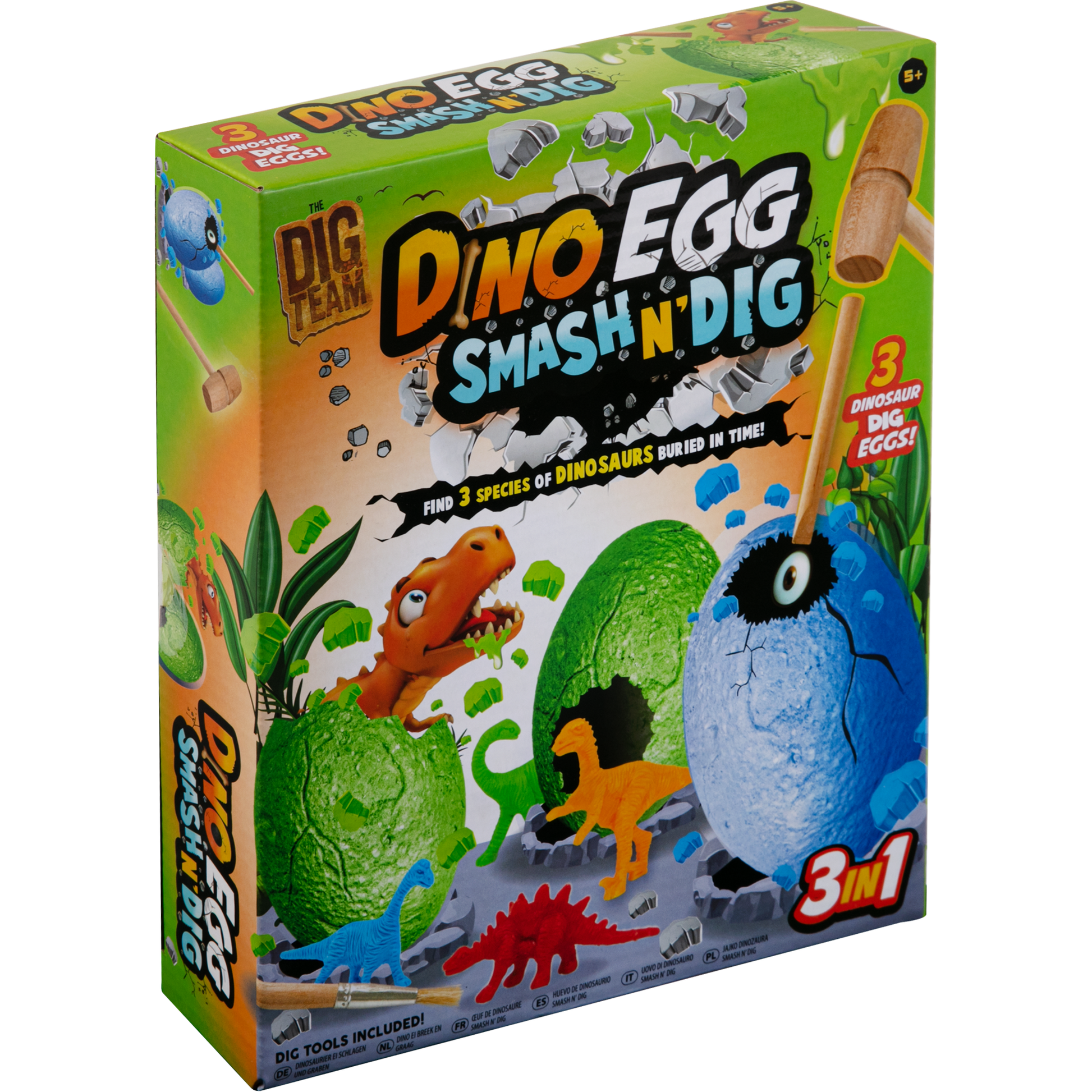 Dark Olive Green Dino Egg Smash N’ Dig Kids Craft Kits