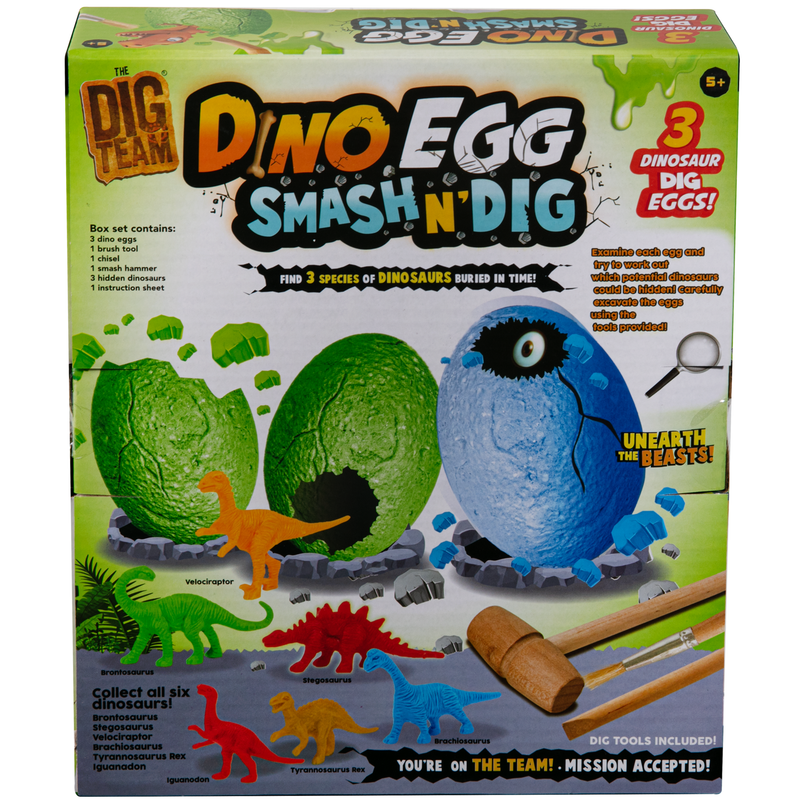 Dark Slate Gray Dino Egg Smash N’ Dig Kids Kits