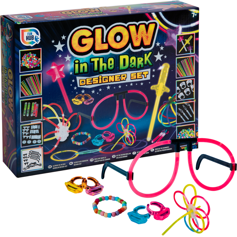 Dark Salmon Glow In The Dark Designer Set Kids Activities