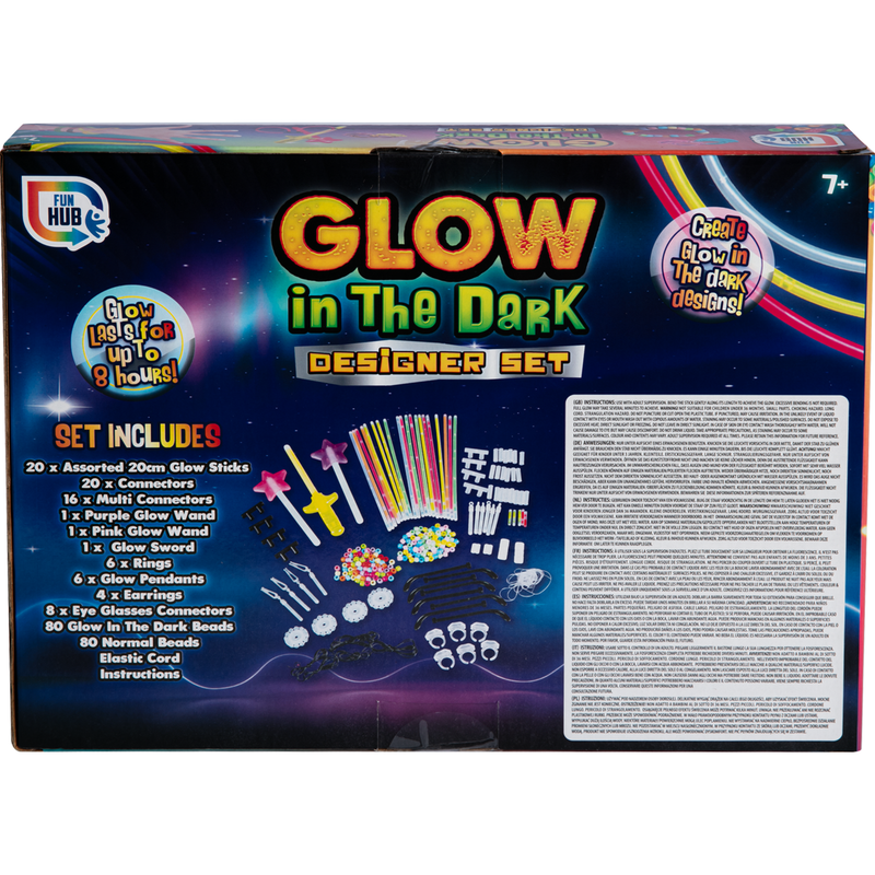 Dark Slate Gray Glow In The Dark Designer Set Kids Activities