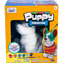 Dark Slate Gray Paint Your Own Plaster Frenchie Kids Activities