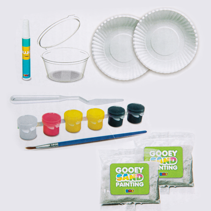 Lavender Gooey Sand Painting Kit Kids Activities