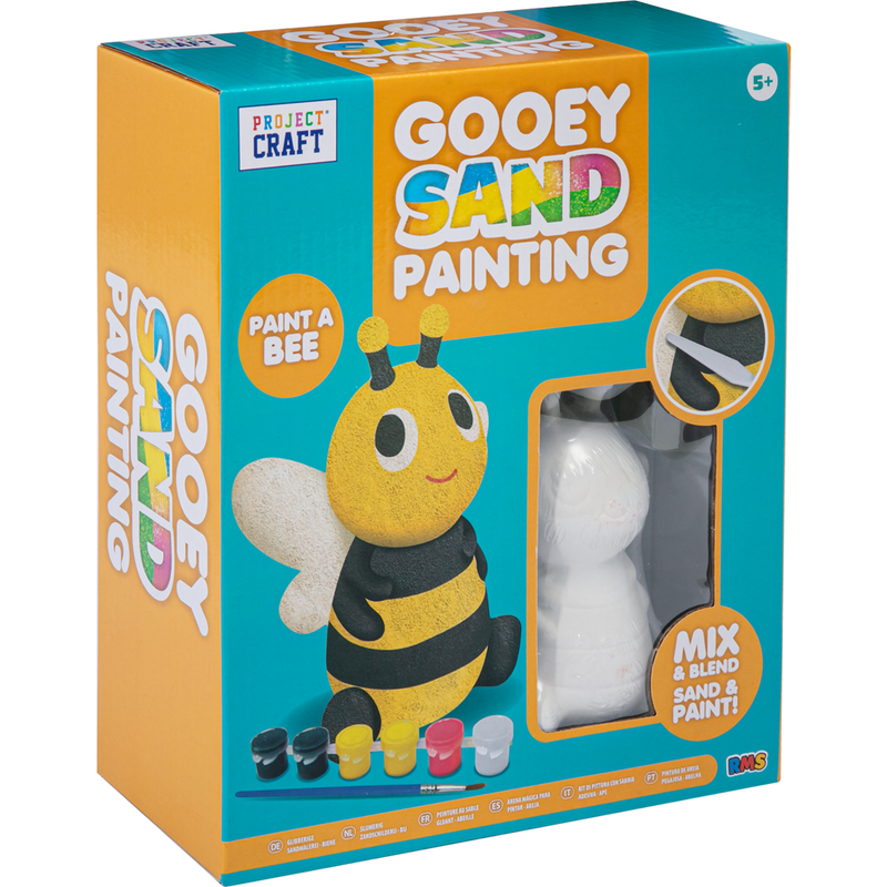 Sandy Brown Gooey Sand Painting Kit Kids Activities