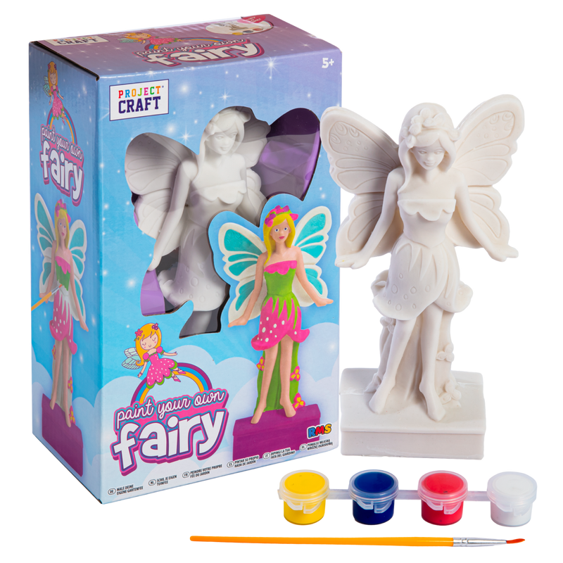 Gray Paint Your Own Fairy Animal Toys