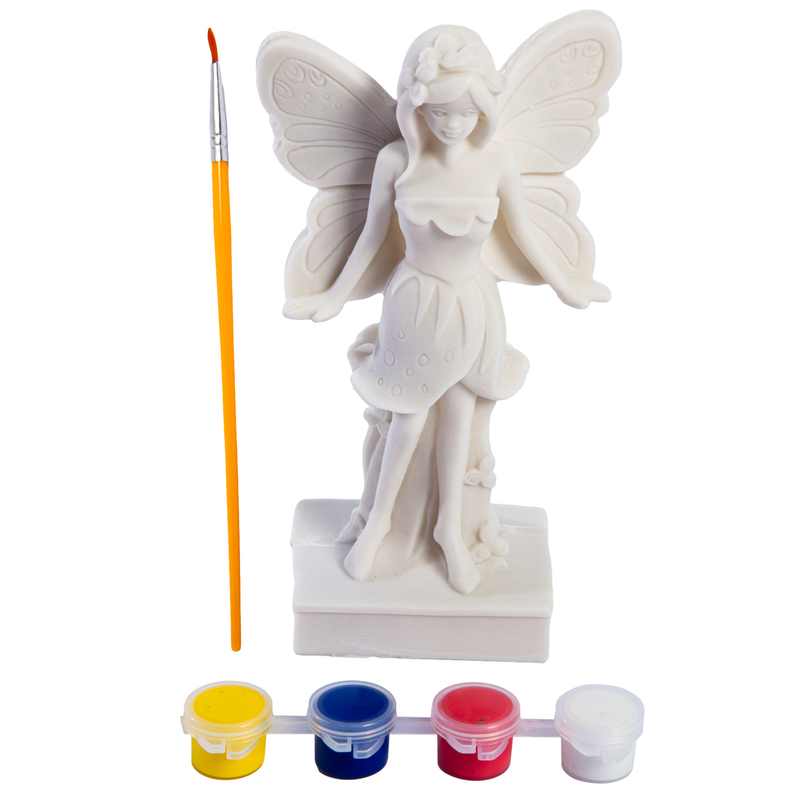 Light Gray Paint Your Own Fairy Animal Toys