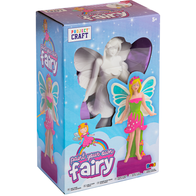 Dark Gray Paint Your Own Fairy Animal Toys