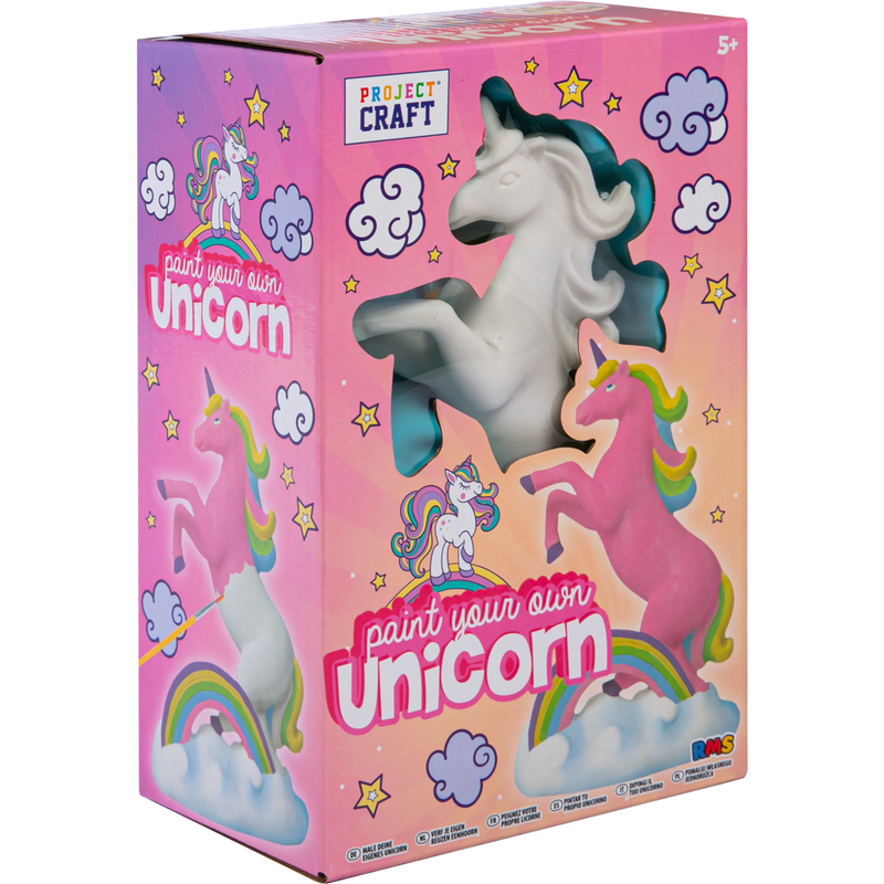 Rosy Brown Paint Your Own Unicorn Animal Toys