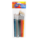 White Smoke Inx Artists Paint Brushes, 10Pk Kids Painting Supplies