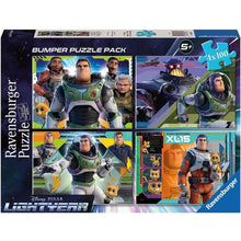 Ravensburger Disney Pixar Lightyear bumper puzzle pack, 4x100 pieces, age 5+