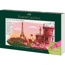 Dark Slate Gray Faber-Castell  India ink Pitt Artist Pen Set, Paris, 12pcs Pens and Markers
