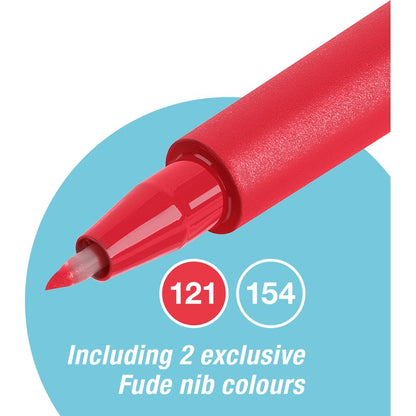 White Smoke Faber-Castell  India ink Pitt Artist Pen Set, London, 12pcs Pens and Markers