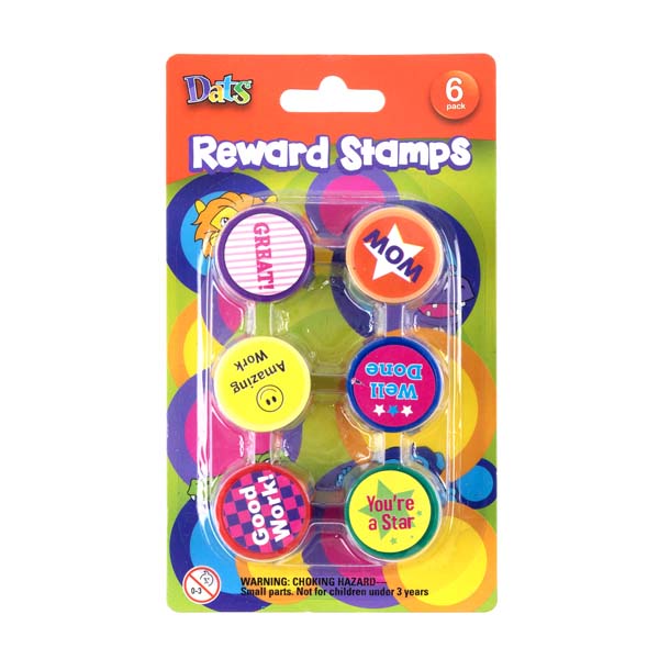 Tomato Dats Reward Stamps, 6pk Kids Activities