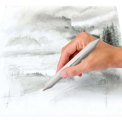 White Smoke Staedtler Design Journey Blending Stumps, Assorted Sizes, 4Pcs Pastel & Charcoal