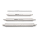 White Smoke Staedtler Design Journey Blending Stumps, Assorted Sizes, 4Pcs Pastel & Charcoal