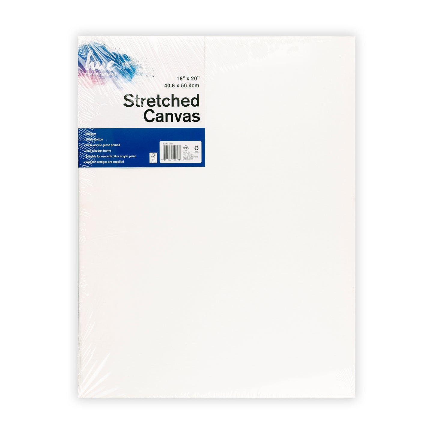 White Smoke Kids Bulk Canvas Pack, 16x20in (40.6x50.8cm), 12 Pack Custom Bundle