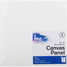 Lavender Hue Stretched Canvas Panel 2Pk 3mm 8x8in (20.3x20.3cm), 280gsm Kids Canvas