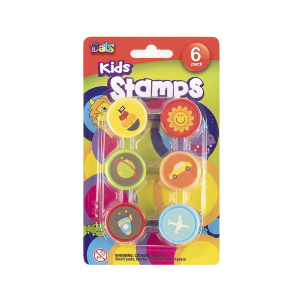 Tomato Dats Stamps, Boys, 6pk Kids Activities