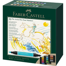 Dark Slate Gray Faber-Castell Pitt Artist Pen, Dual Marker, 30Pcs Pens and Markers